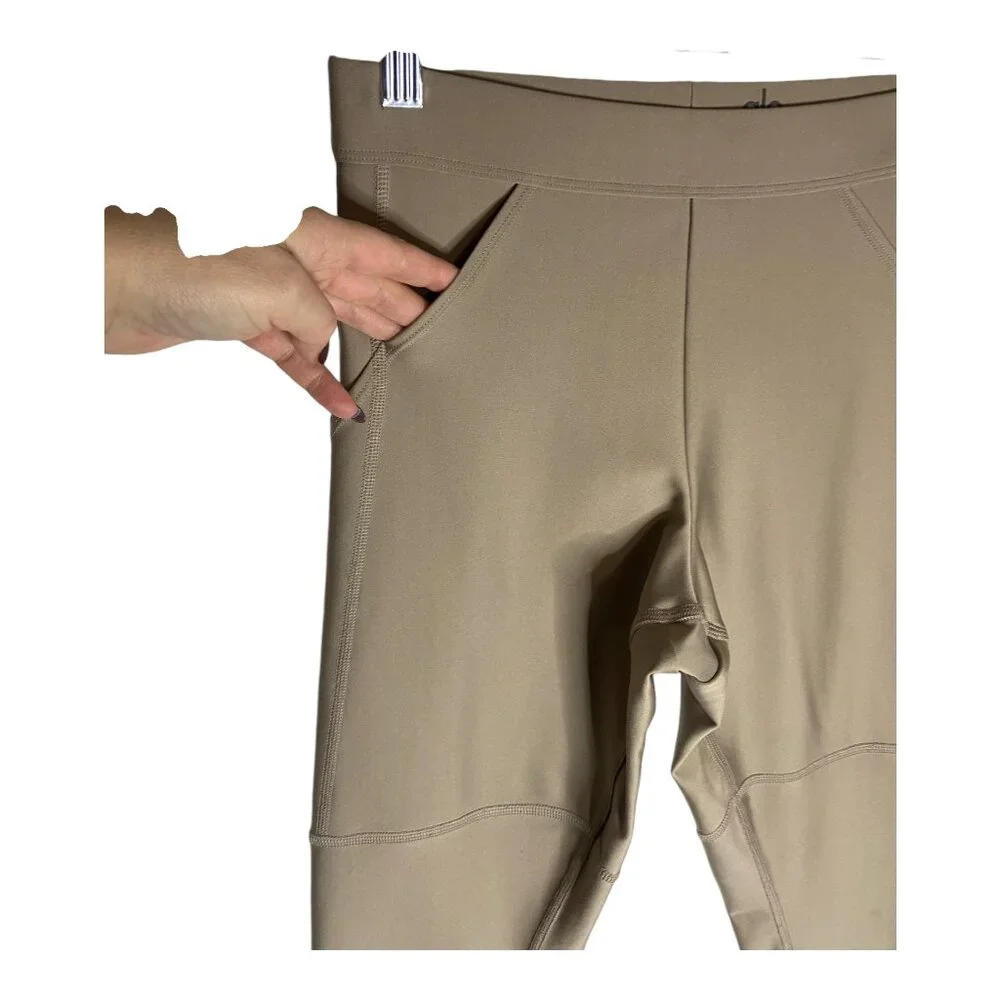 Alo Yoga High Waist 4 Pocket Utility Tan Legging-sz Small